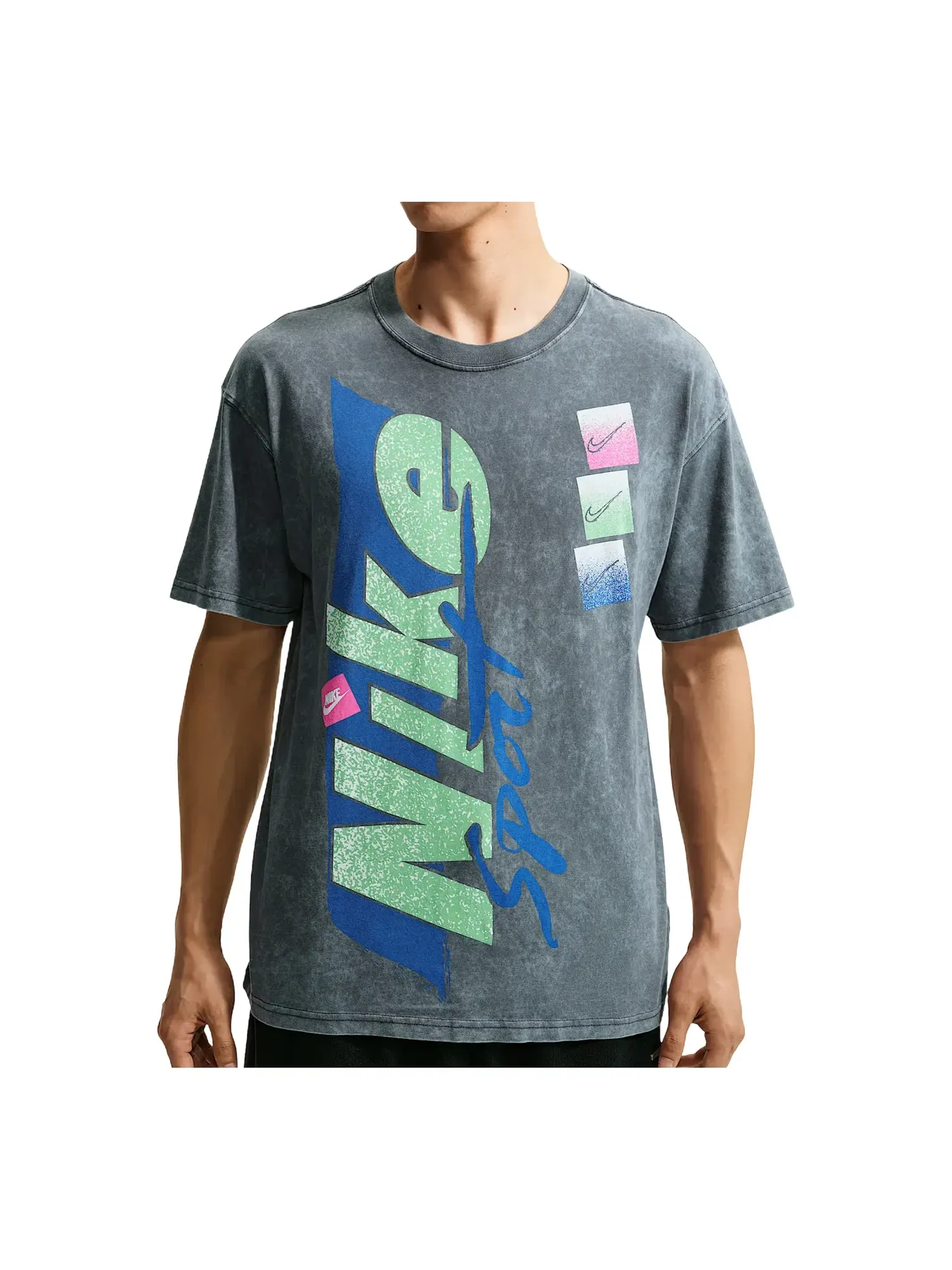 Мужская футболка с принтом Nike Sportswear Max90 — изображение 1 из 2, черный