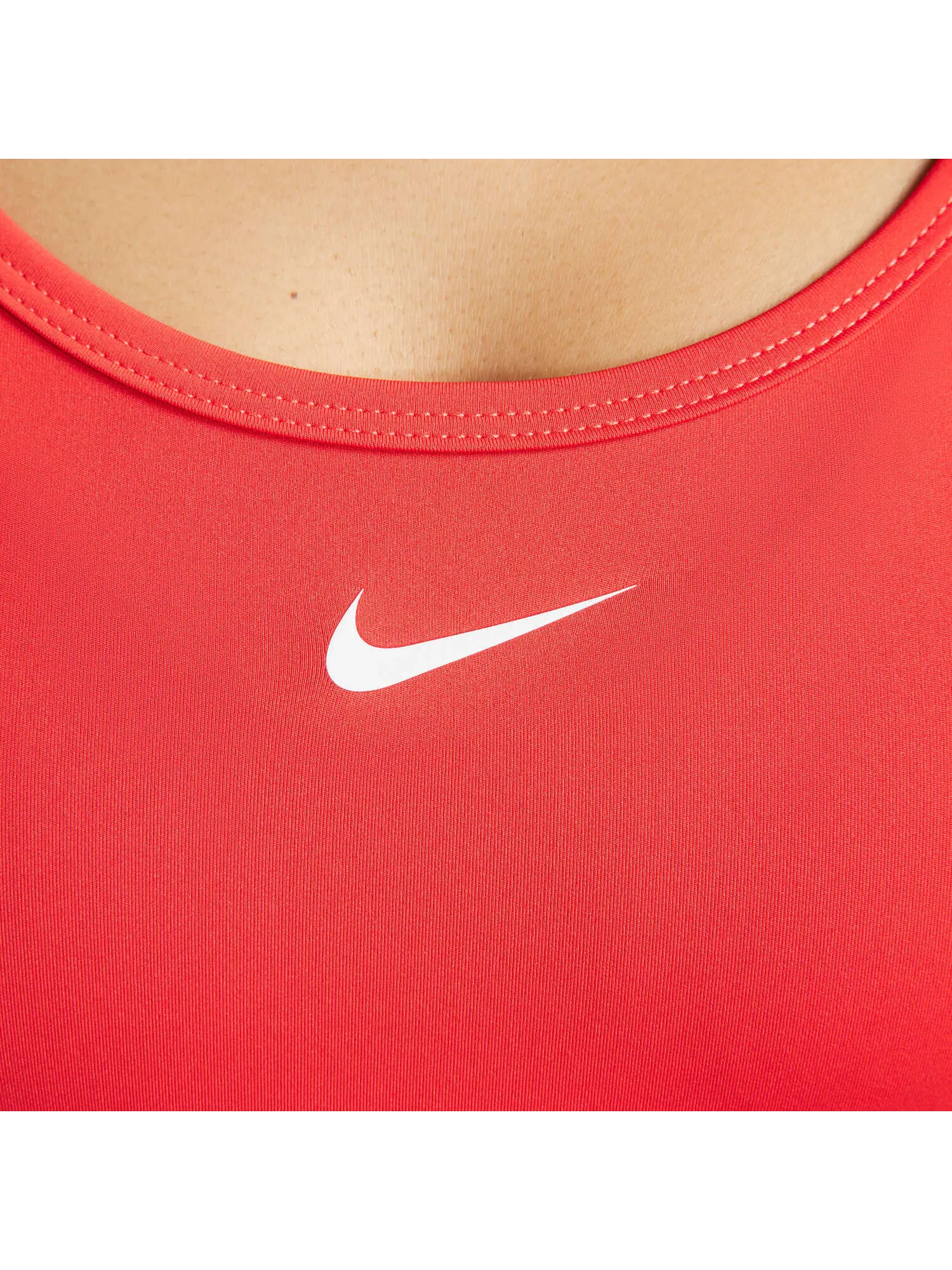 Топ (WMNS) Nike Pro Dri-Fit Cropped Long-Sleeve Top 'Light Crimson' — изображение 3 из 5, красный