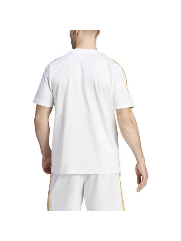 Футболка real madrid 3 stripes Adidas — изображение 3 из 3, белый
