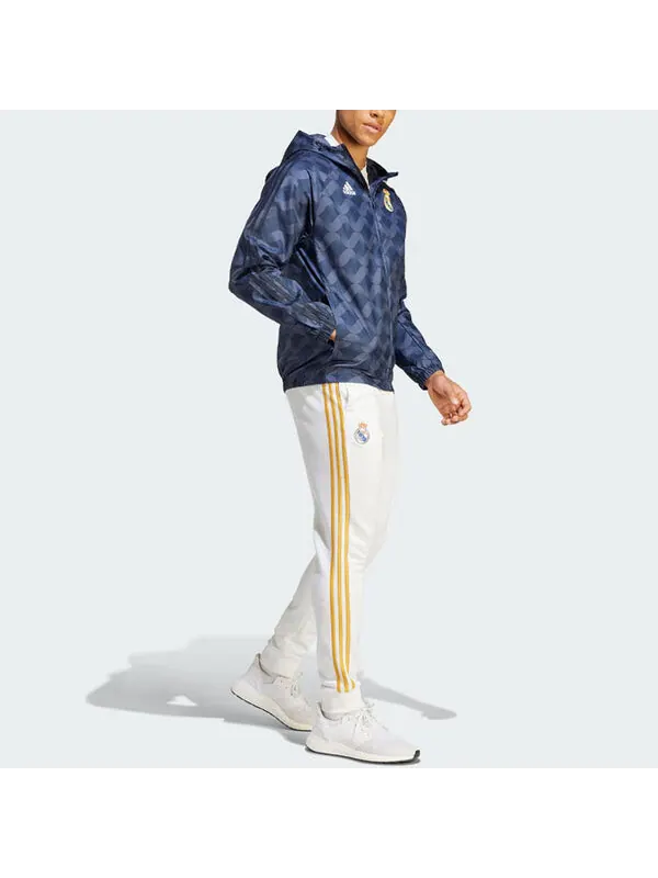 Куртка real madrid dna 23 24 ветровки Куртка Adidas — изображение 3 из 3, синий