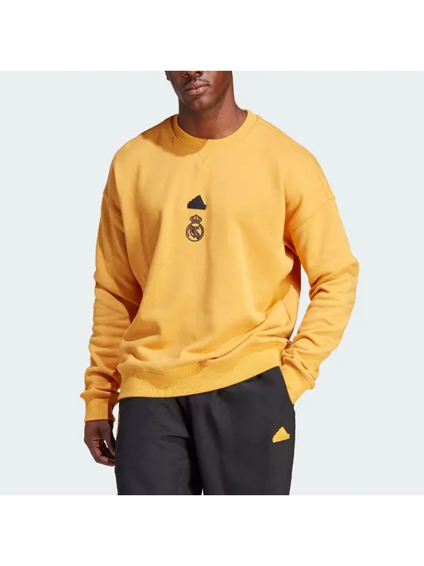 Свитера real madrid lfstlr свитшот Adidas — изображение 2 из 4, желтый