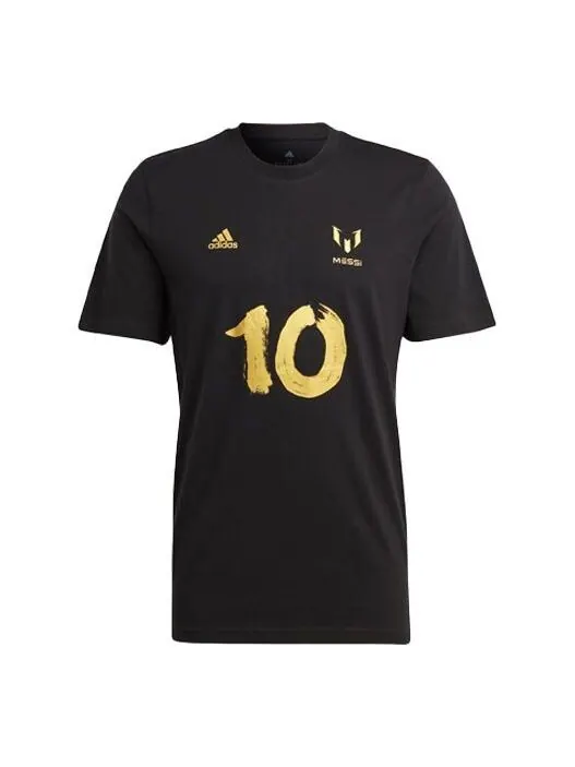 Футболка Messi Football CNY с графическим принтом Adidas — изображение 1 из 1, черный