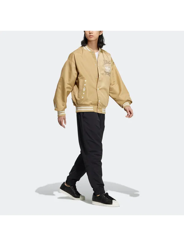 Куртка mc woven bomber jackets 'tan' Adidas — изображение 4 из 4, бежевый