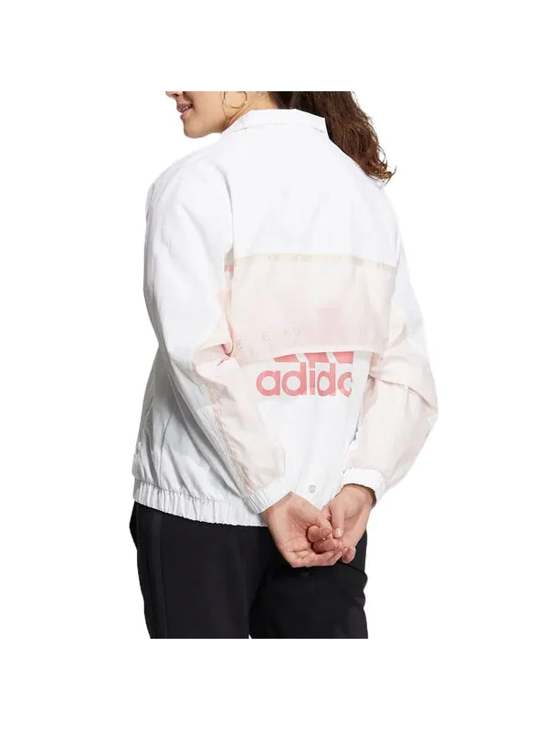 Ветровка Adidas Must Have Word HY2880 — изображение 3 из 3, белый