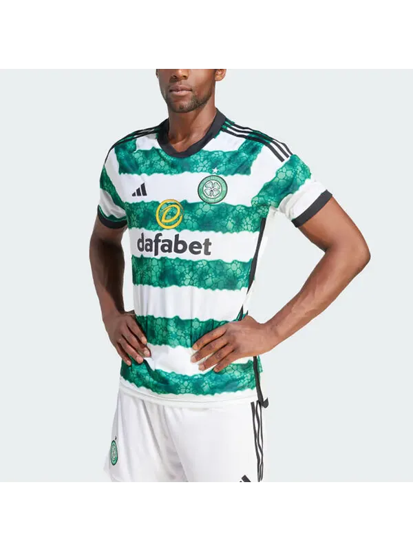 Футболка celtic fc 23 24 домашние Футболка Adidas — изображение 3 из 4, белый/зеленый