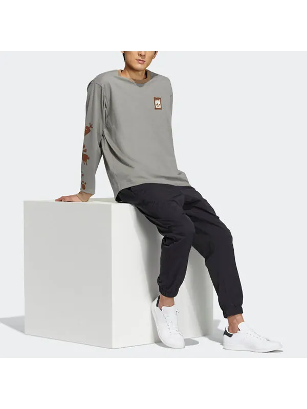 Футболка оригиналы x тающая грусть Футболка Adidas — изображение 3 из 3, серый