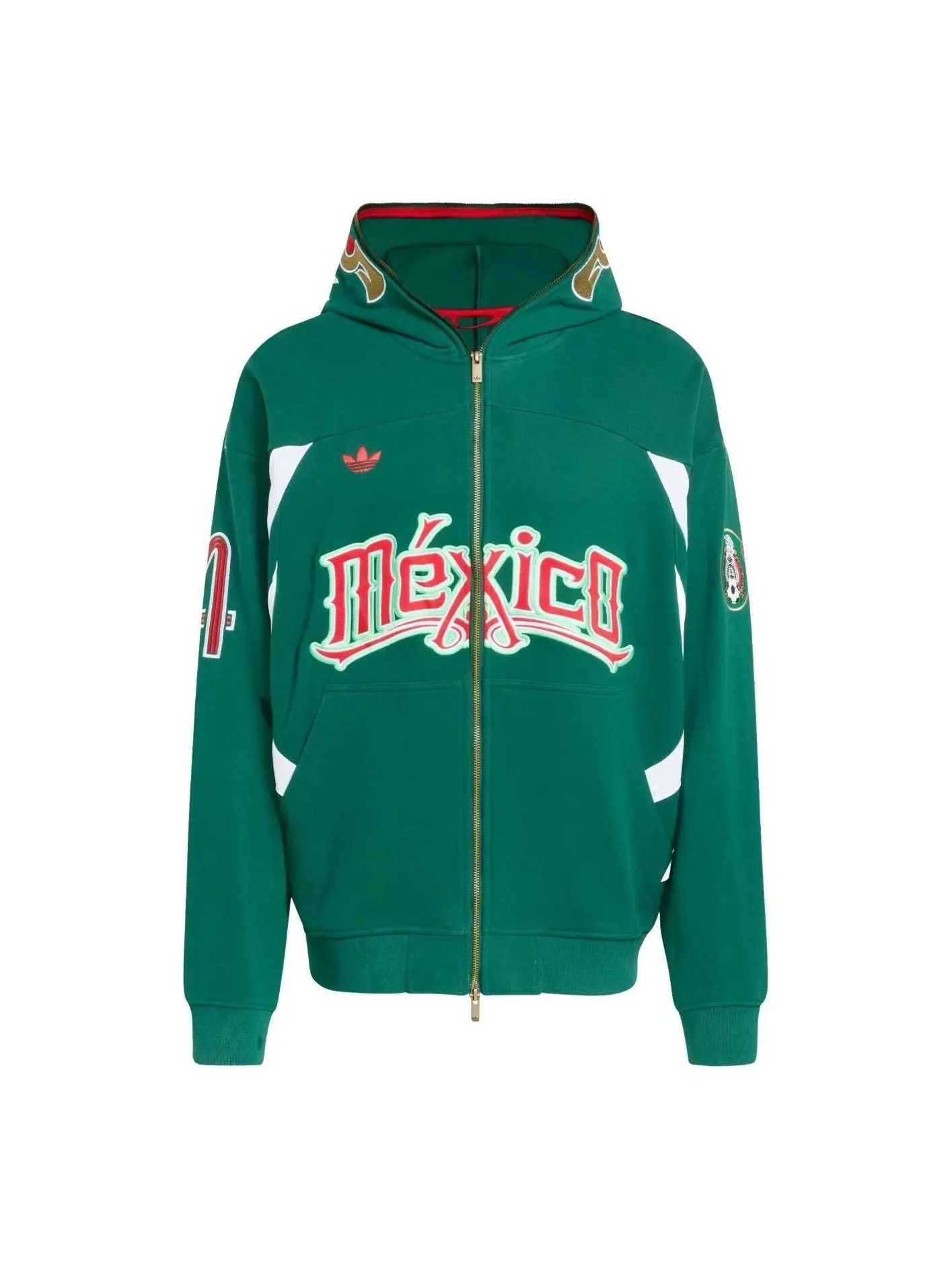 Худи Adidas FIFA World Cup 26 Mexico 'Collegiate Green' — изображение 1 из 3, зеленый