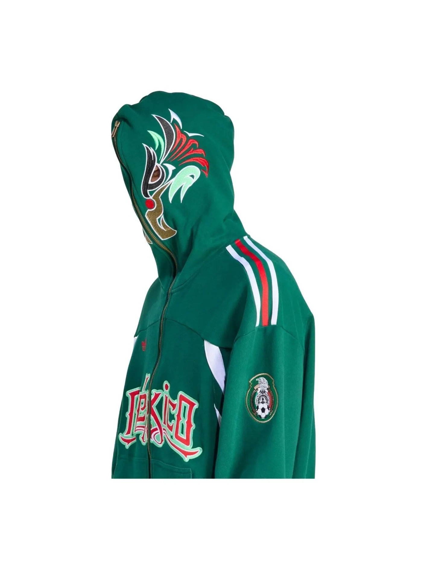 Худи Adidas FIFA World Cup 26 Mexico 'Collegiate Green' — изображение 3 из 3, зеленый