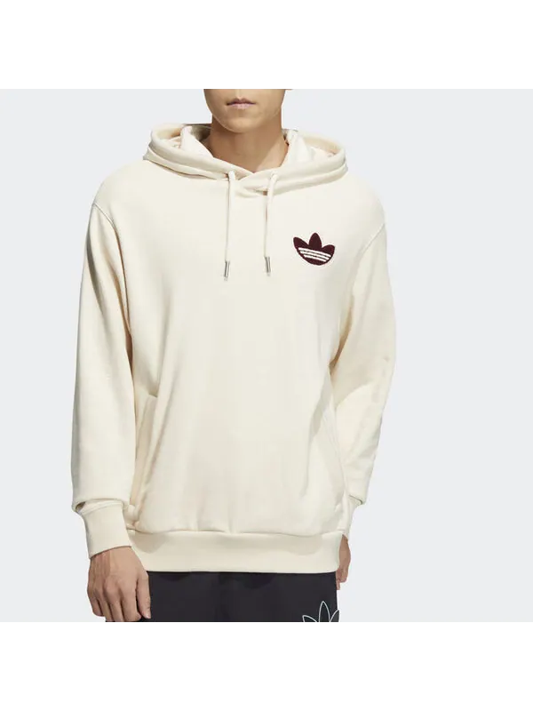 Толстовка Adidas Anti-University Hoodie 'White' — изображение 2 из 4, белый