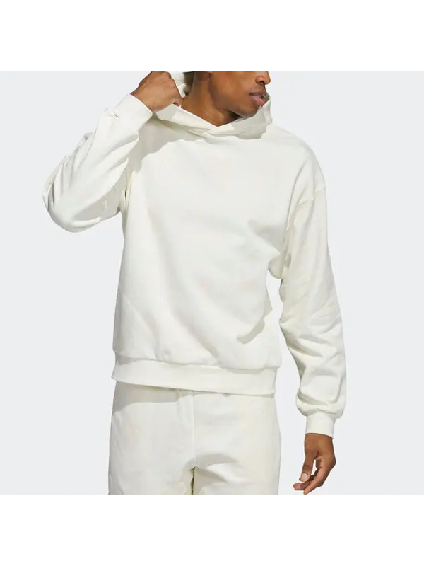 Толстовка Adidas Harden Hoodie 'White' — изображение 2 из 4, белый