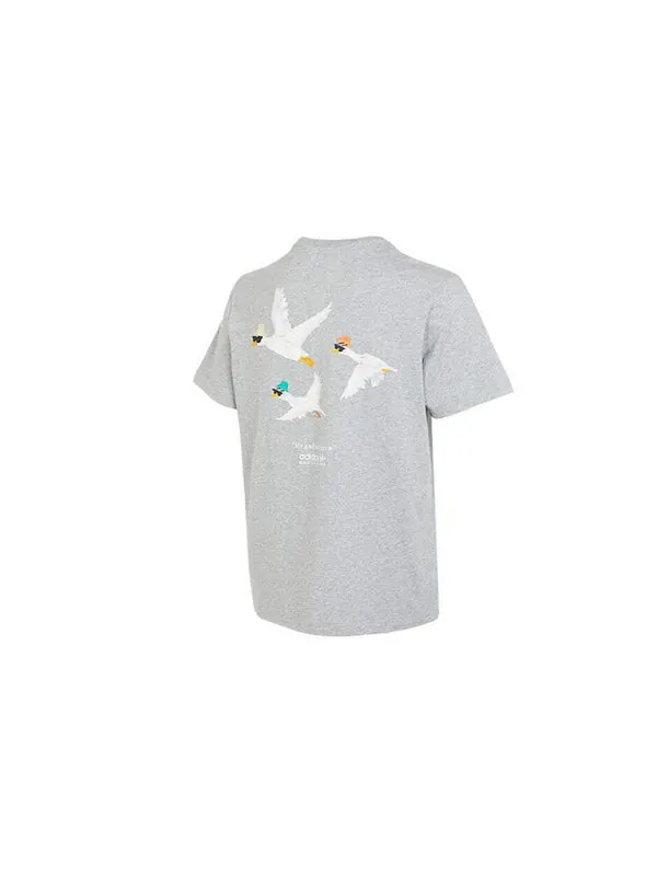 Футболка adidas originals Adventure Graphic Duckies T-shirt 'Grey' — изображение 2 из 2, серый
