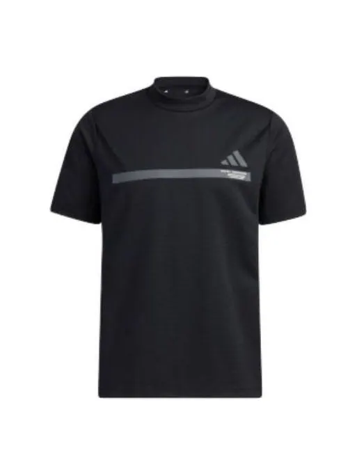 Рубашка adidas Golf Mock Neck Tee — изображение 1 из 4, черный
