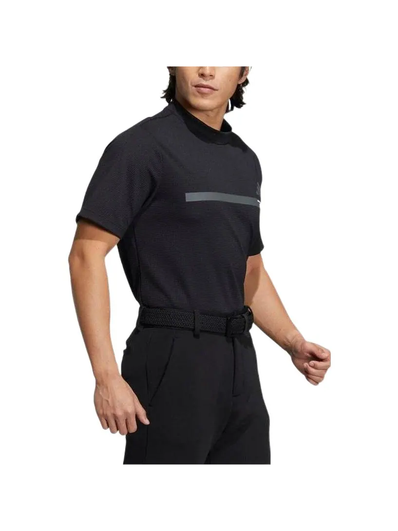 Рубашка adidas Golf Mock Neck Tee — изображение 3 из 4, черный