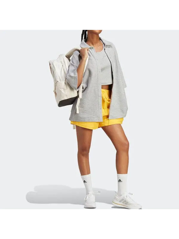 Шорты для отдыха махровые шорты петли Adidas — изображение 2 из 4, золото