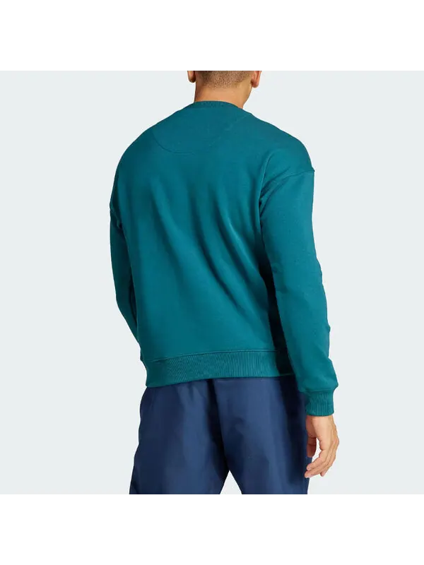 Рубашка adidas Arsenal Lifestyler Heavy Cotton Sweatshirt 'Rich Green' — изображение 3 из 4, насыщенный зеленый