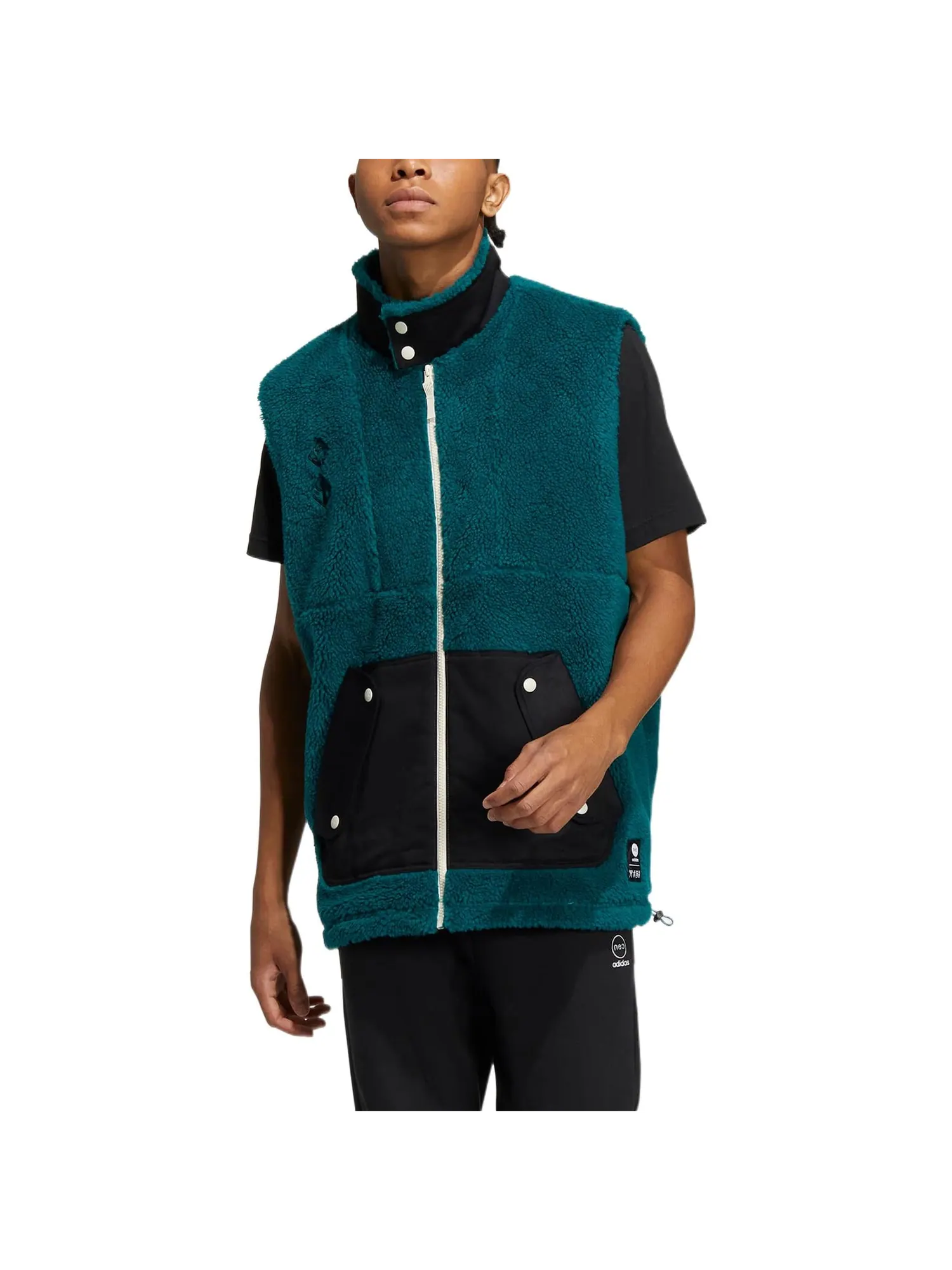 Жилет adidas Neo x Jujutsu Kaisen Vests 'Teal' — изображение 2 из 4, бирюзовый