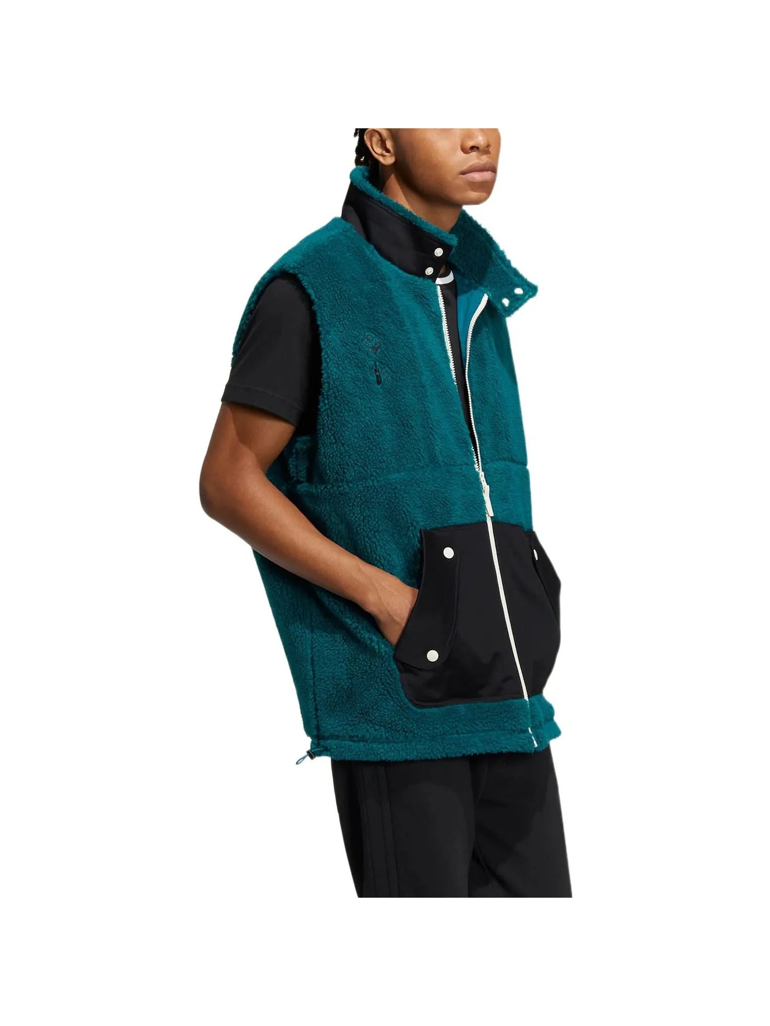 Жилет adidas Neo x Jujutsu Kaisen Vests 'Teal' — изображение 4 из 4, бирюзовый