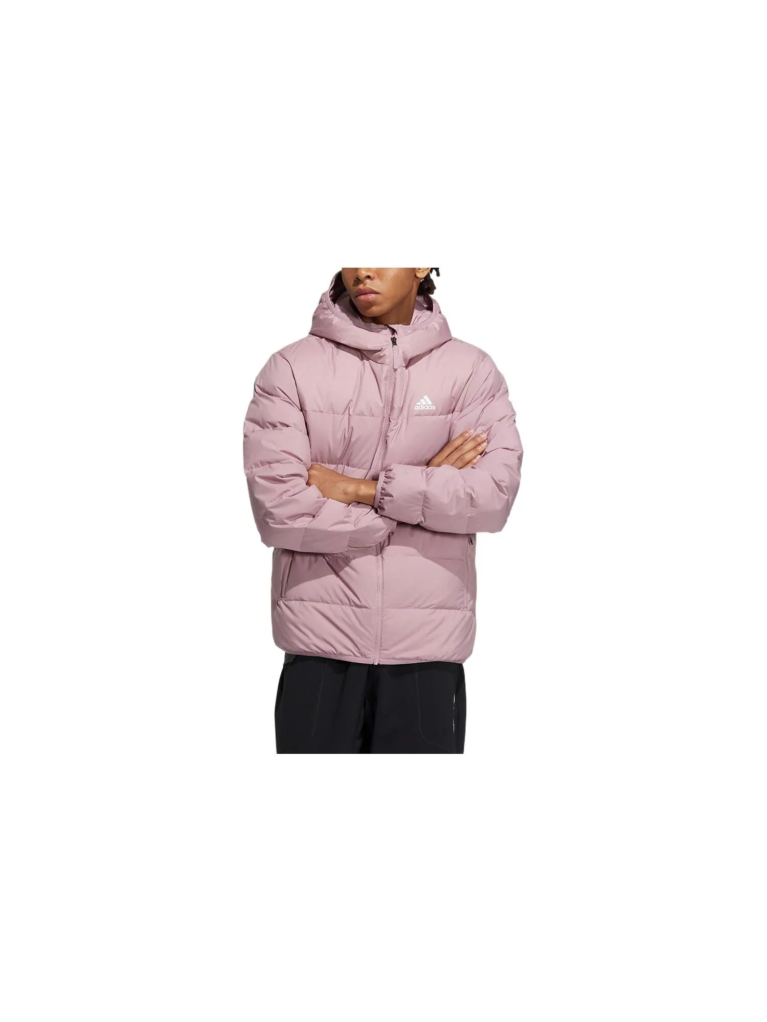 Пуховик Adidas Logo Unisex — изображение 2 из 2, фиолетовый