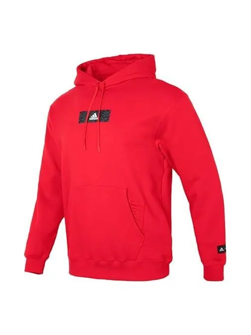 Толстовка adidas Cm Gfx Hood Logo — изображение 1 из 4, красный