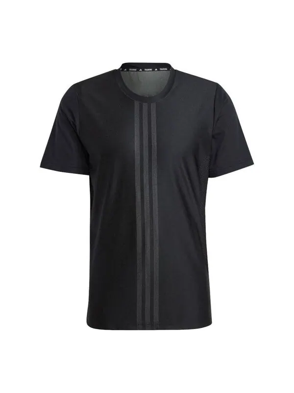 Футболка hiit workout 3 полоски футболка Adidas — изображение 1 из 4, черный