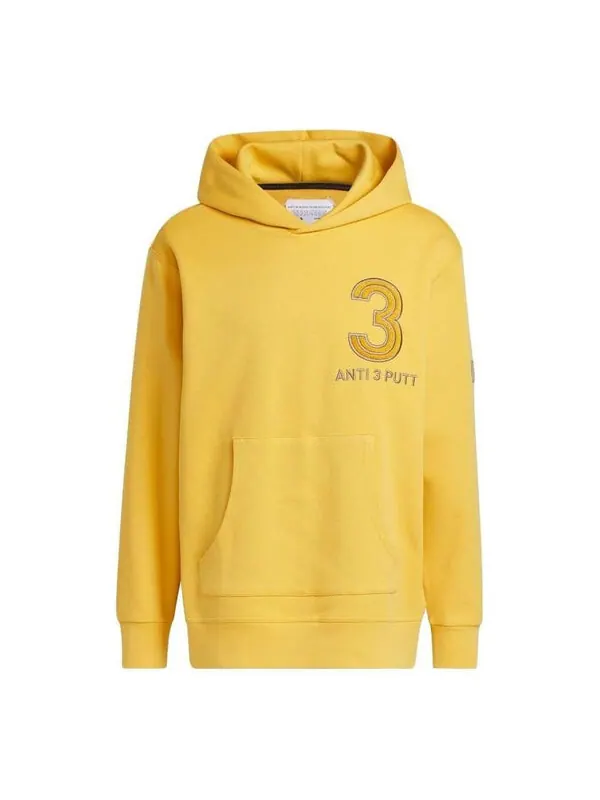 Толстовка с капюшоном adicross anti 3 putt Adidas — изображение 1 из 4, желтый