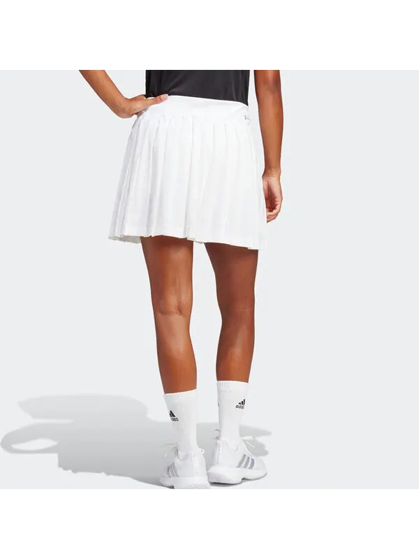 Юбка (WMNS) adidas Clubhouse Premium Classic Tennis Pleated Skirt 'White' — изображение 3 из 3, белый