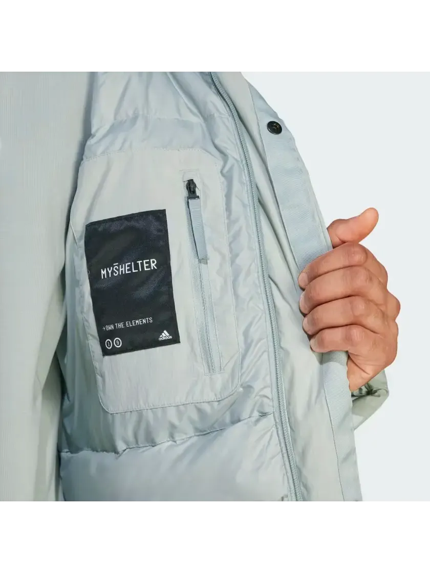 Курка Adidas Myshelter Cold.RDY — изображение 5 из 5, светлый серый синий