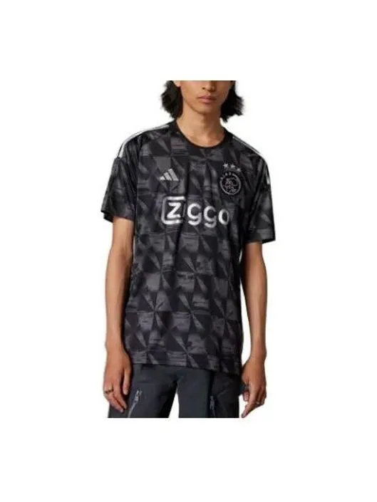 Футболка ajax amsterdam 23 24 третья футболка Adidas — изображение 1 из 3, черный