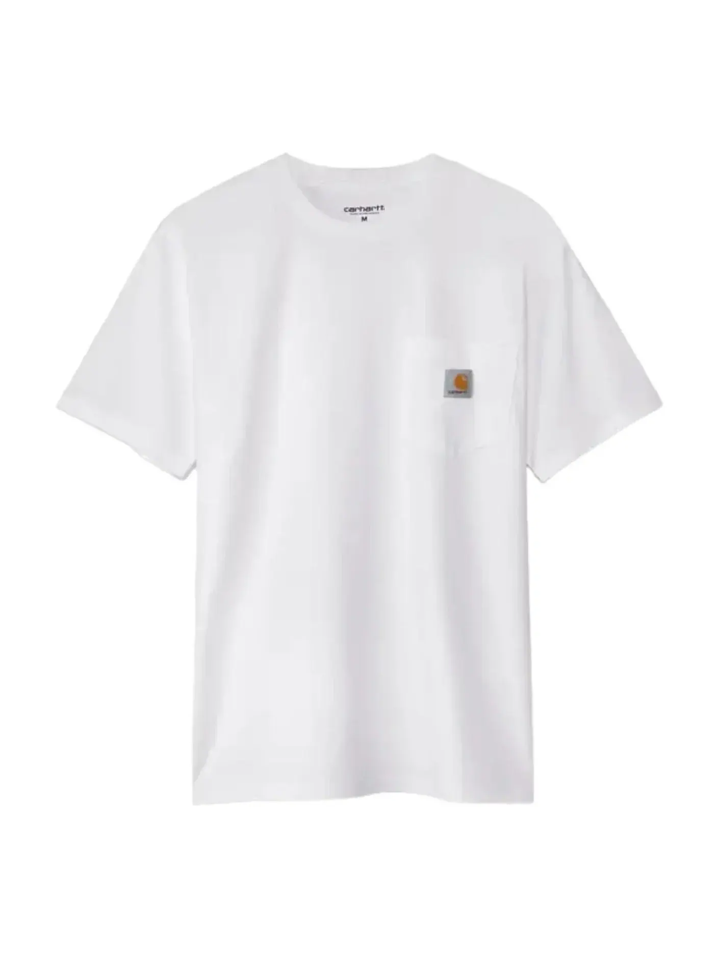 Футболка Carhartt WIP 26SS с коротким рукавом и карманом — изображение 1 из 3, белый
