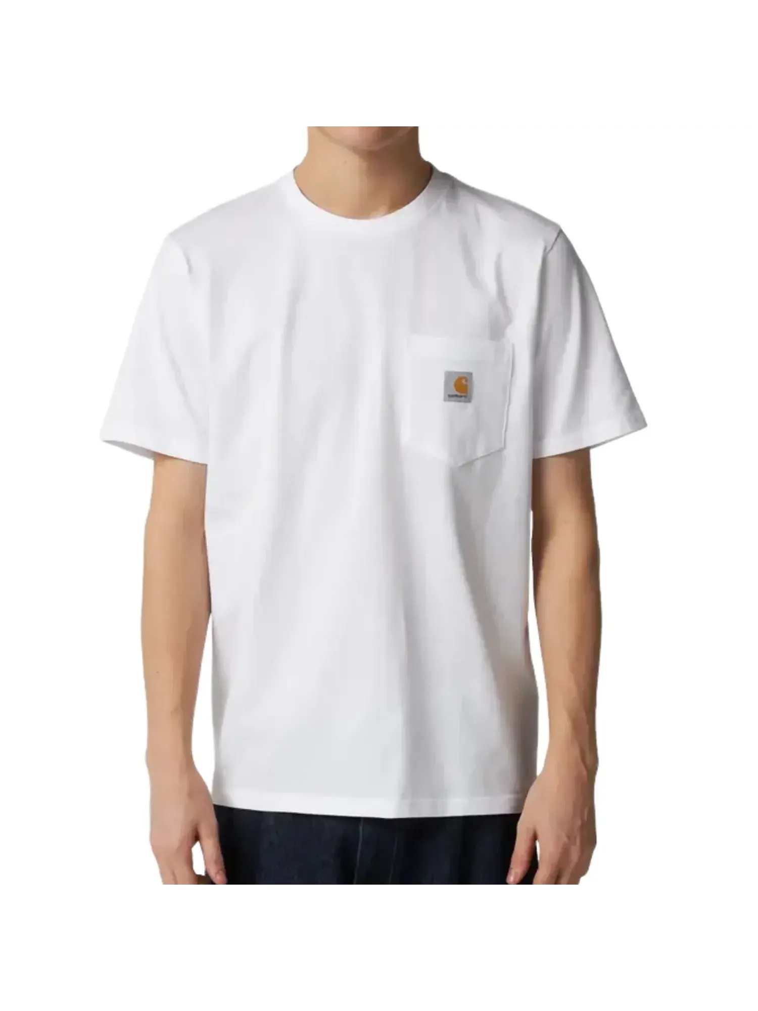 Футболка Carhartt WIP 26SS с коротким рукавом и карманом — изображение 2 из 3, белый