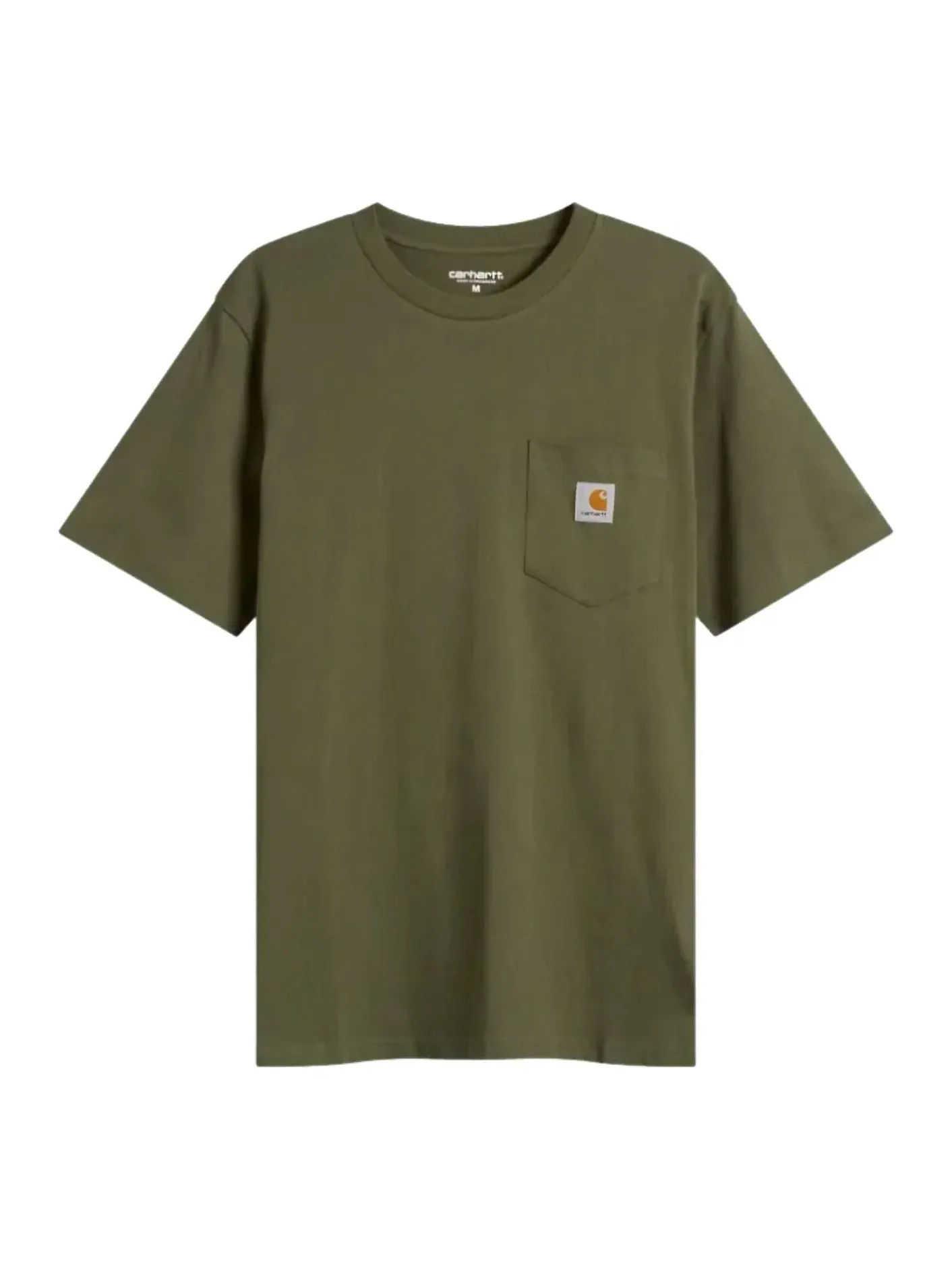 Футболка Carhartt WIP с коротким рукавом и карманом — изображение 1 из 1, зеленый