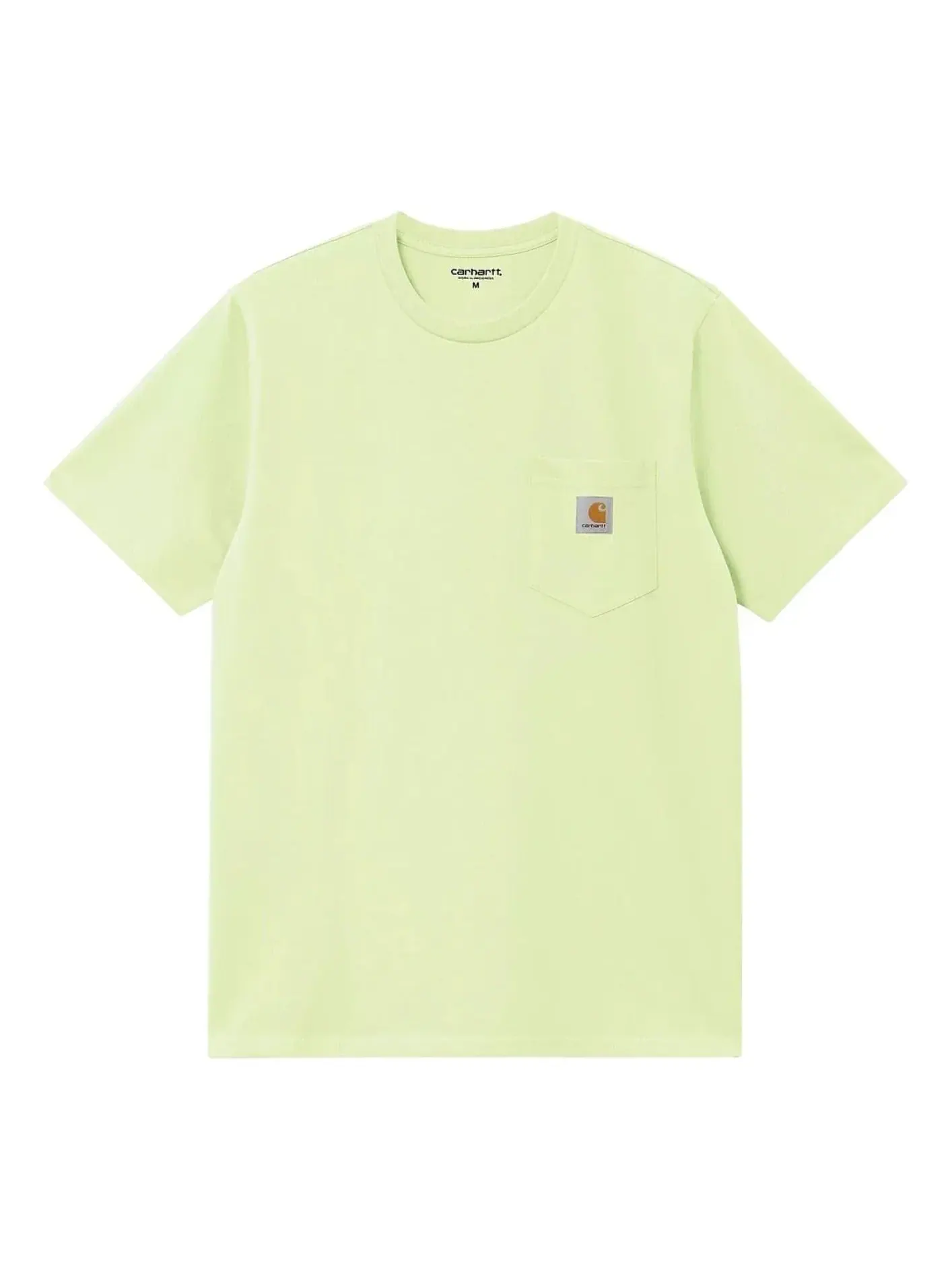 Футболка Carhartt WIP Pocket Short Sleeve T-Shirt 'Air Green' — изображение 1 из 2, зеленый
