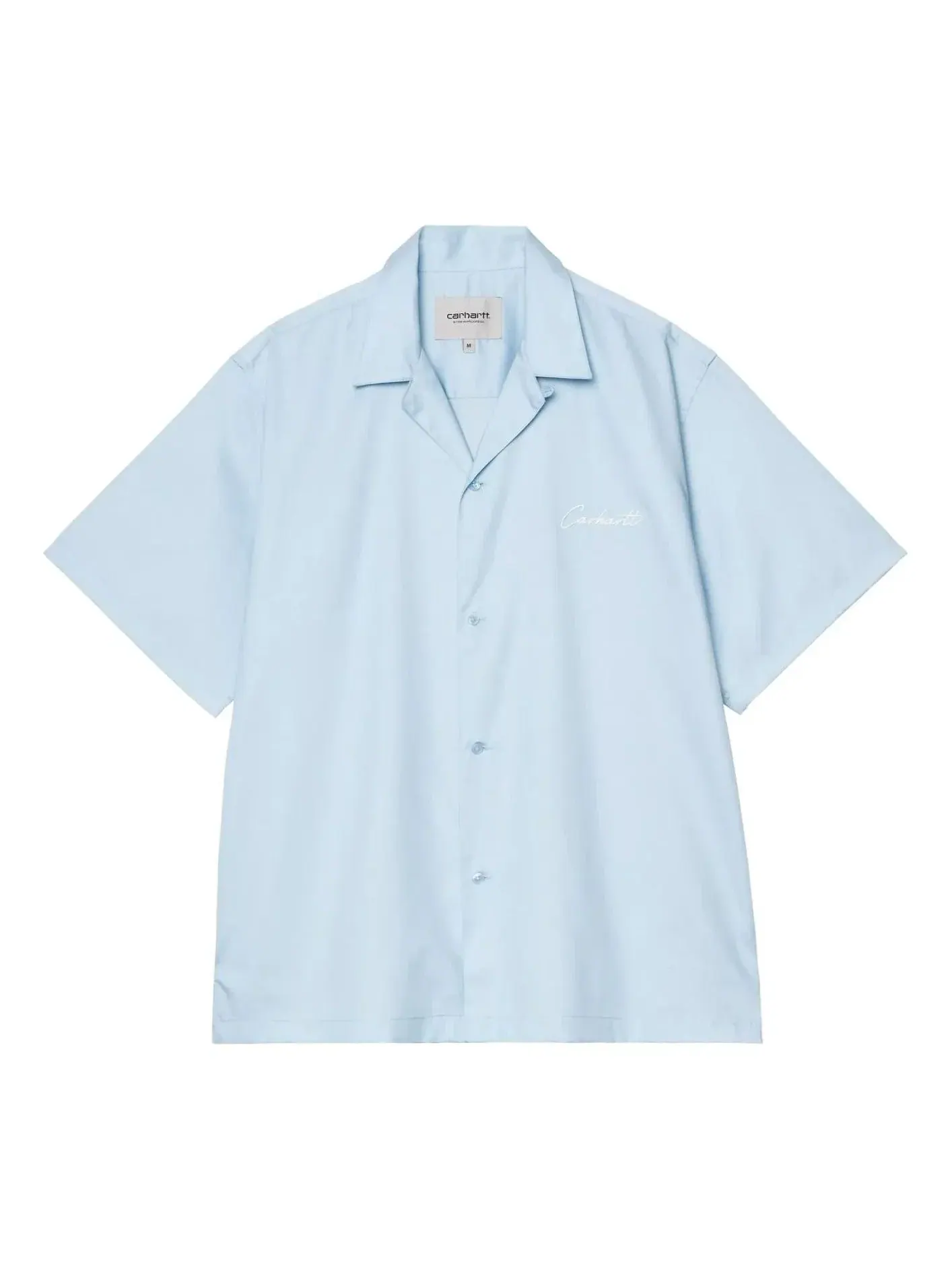 Рубашка Carhartt WIP S/S Delray 'Icaria White' I031465-3M3-XX — изображение 1 из 2, синий