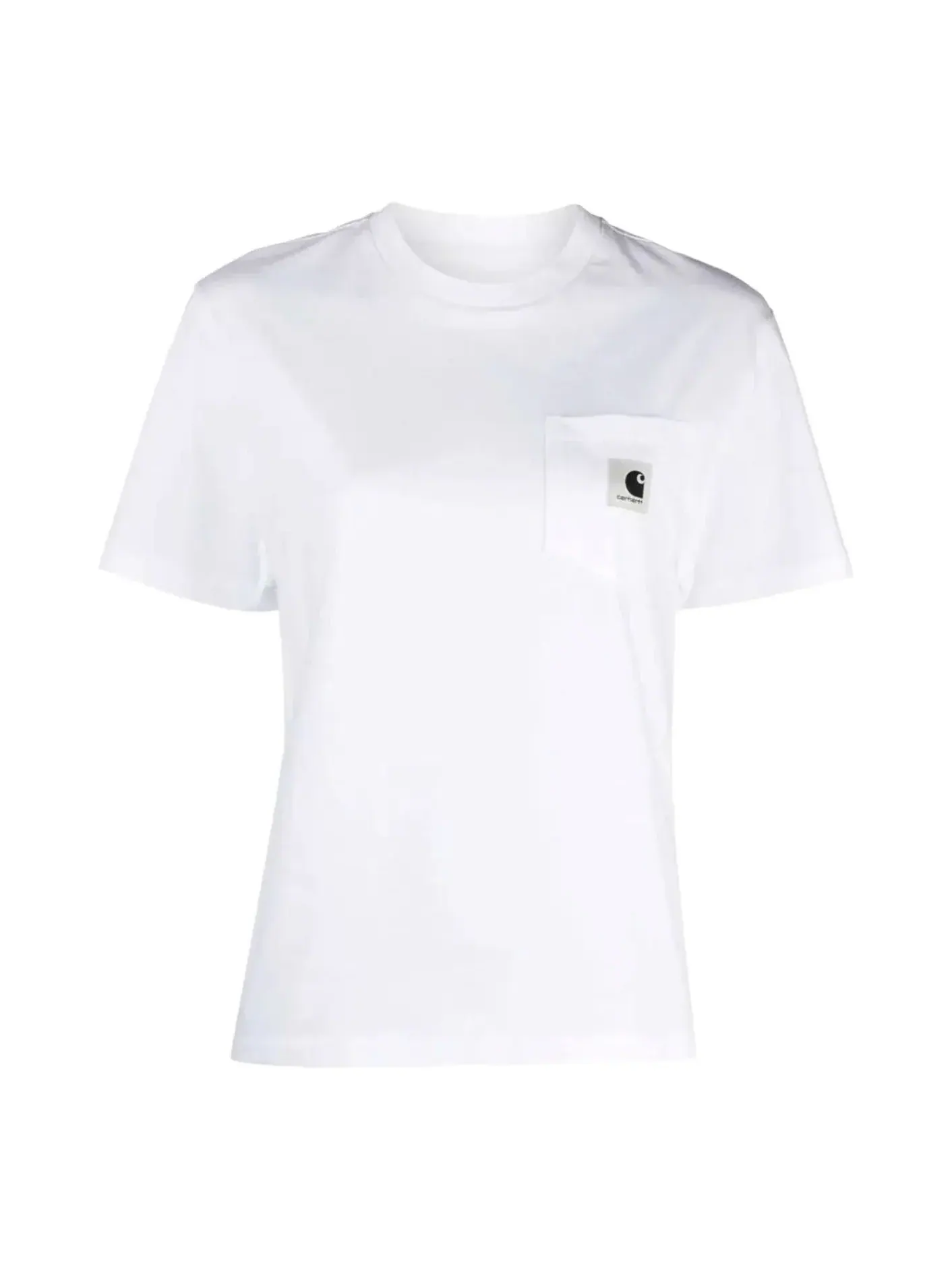 (WMNS) Футболка Carhartt WIP с коротким рукавом и карманом — изображение 1 из 3, белый