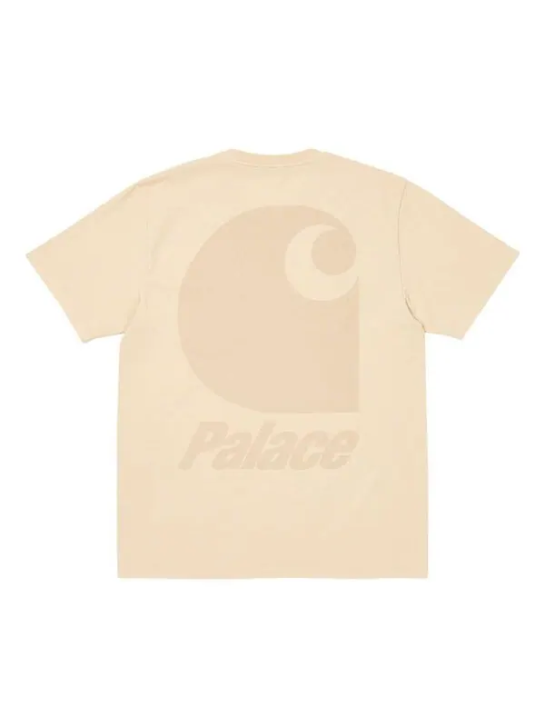 Футболка x carhartt wip short-sleeve pocket t-shirt 'beige' Palace — изображение 1 из 2, бежевый