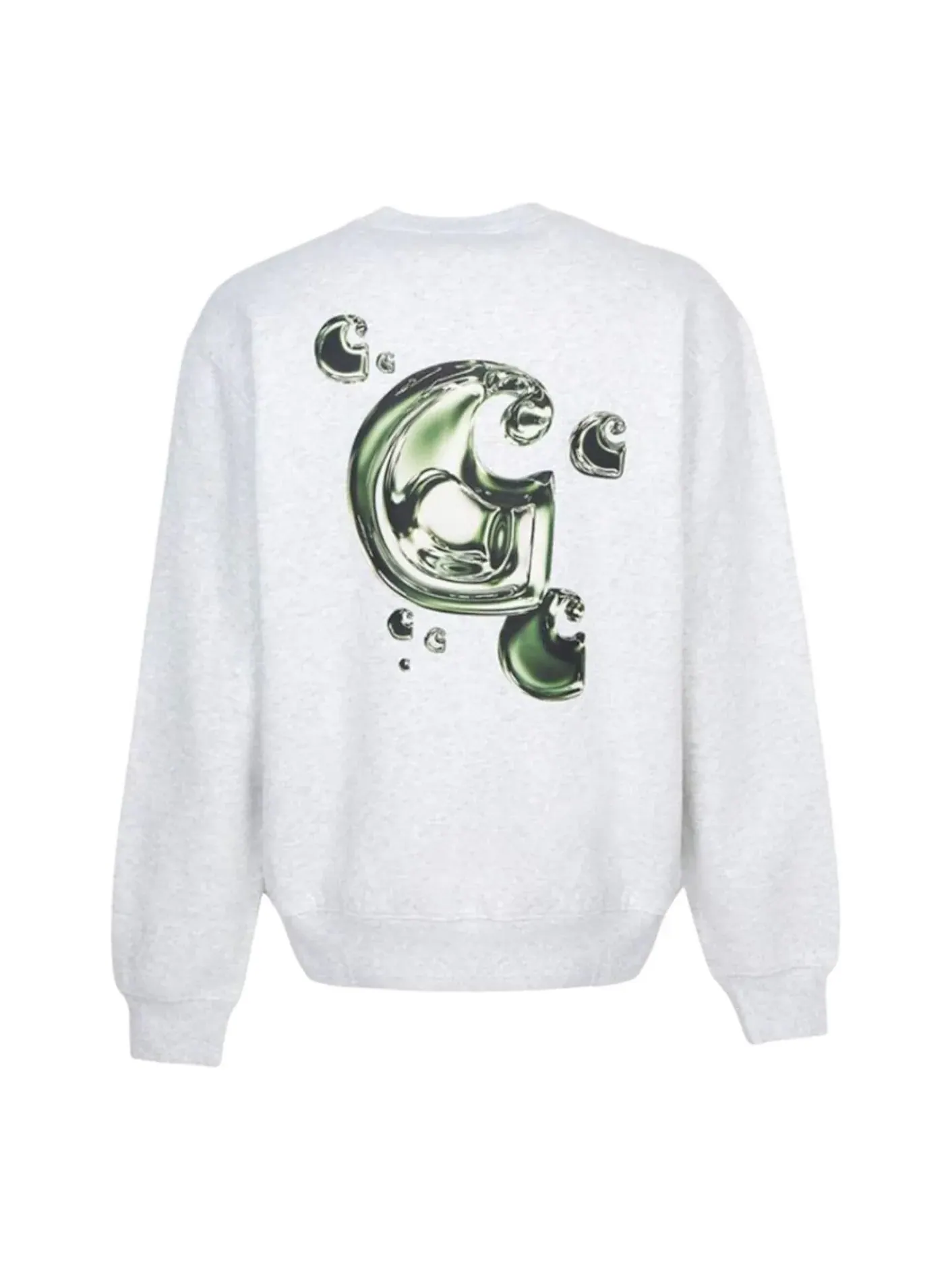 Флисовая толстовка Carhartt WIP Solar Chrome — изображение 1 из 2, серый