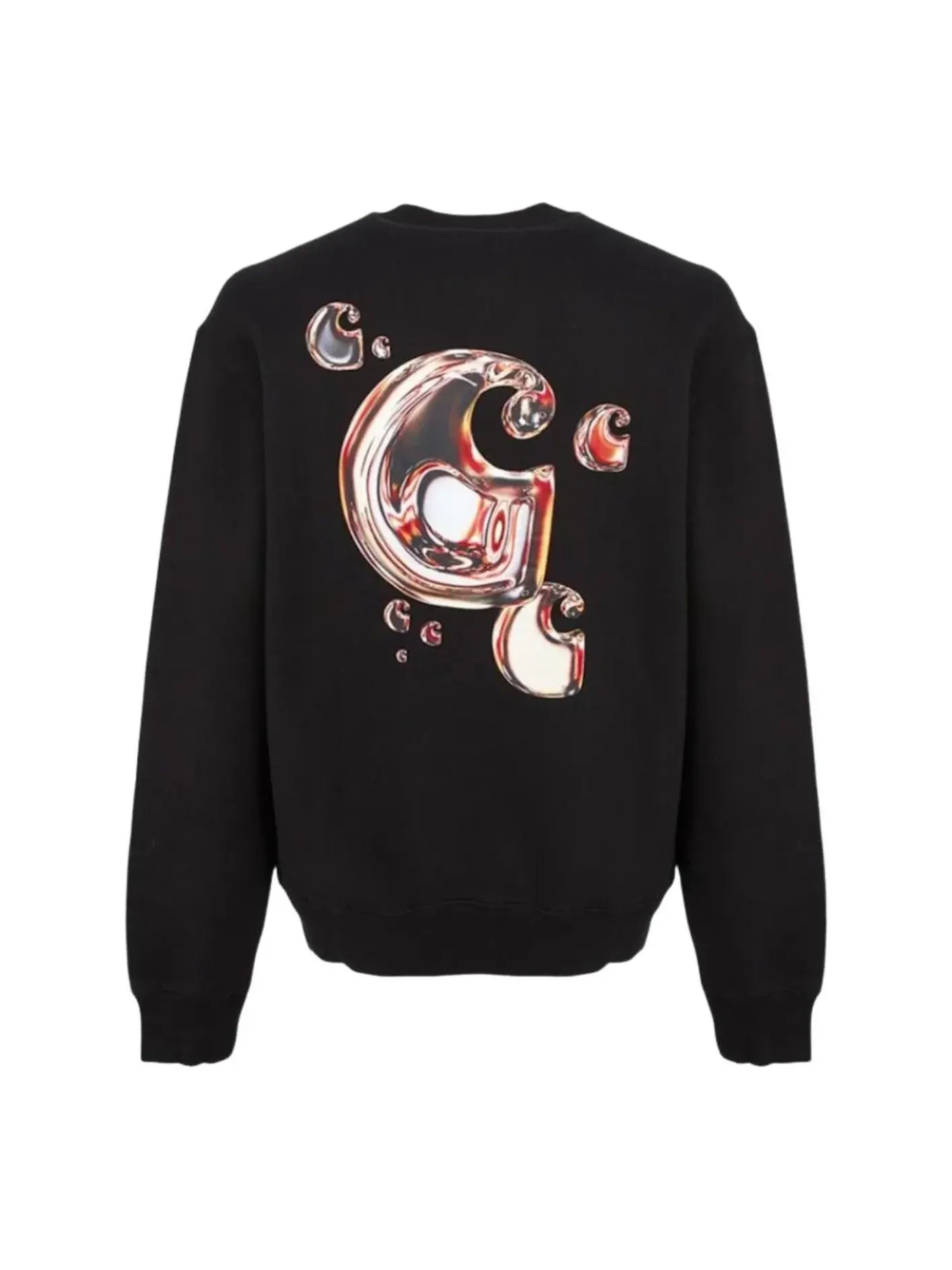 Флисовая толстовка Carhartt WIP Solar Chrome — изображение 1 из 2, черный