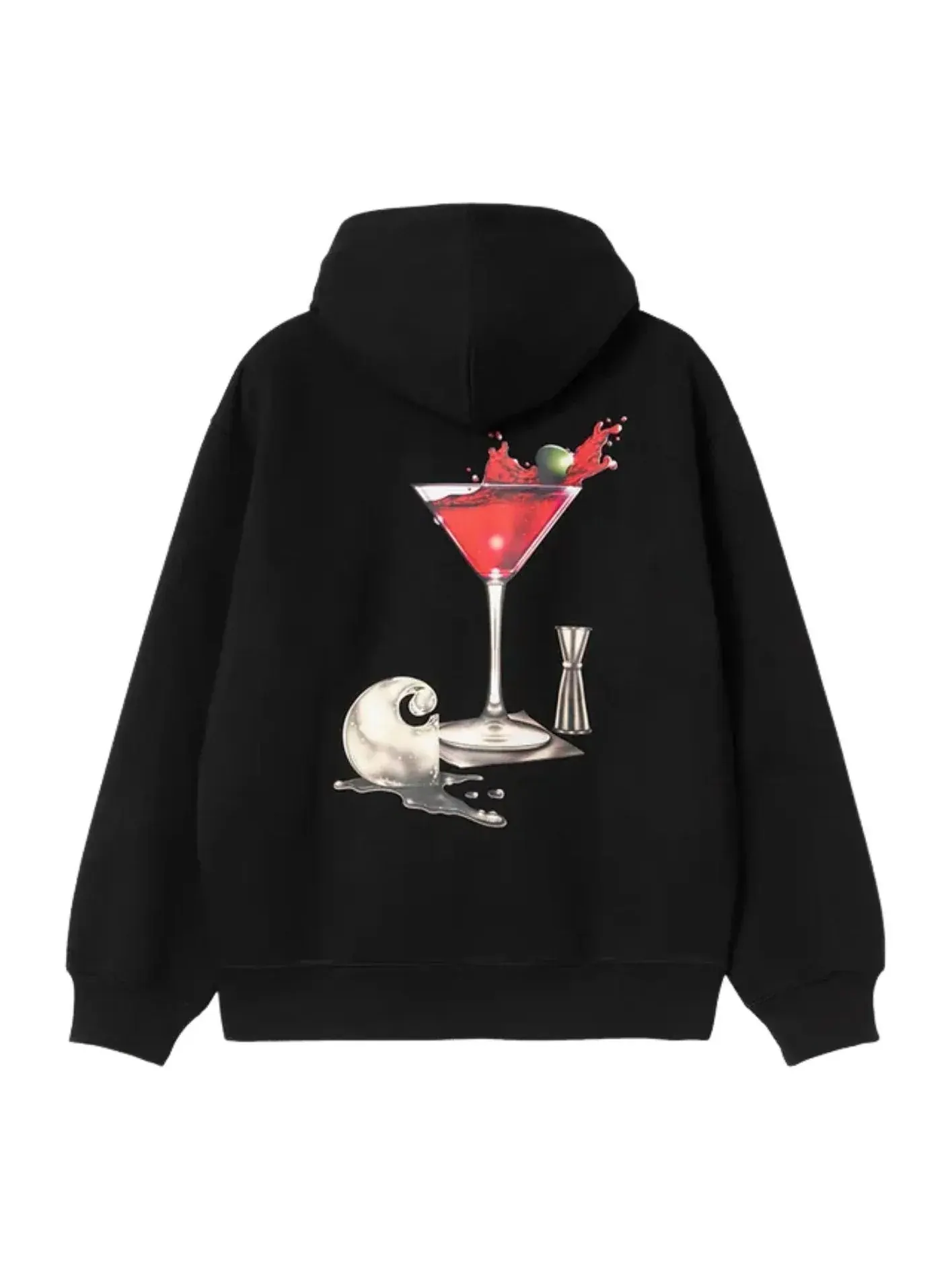 Толстовка Carhartt WIP Jake Garcia Hood Fleece Sweatshirt 'Black' — изображение 1 из 2, черный