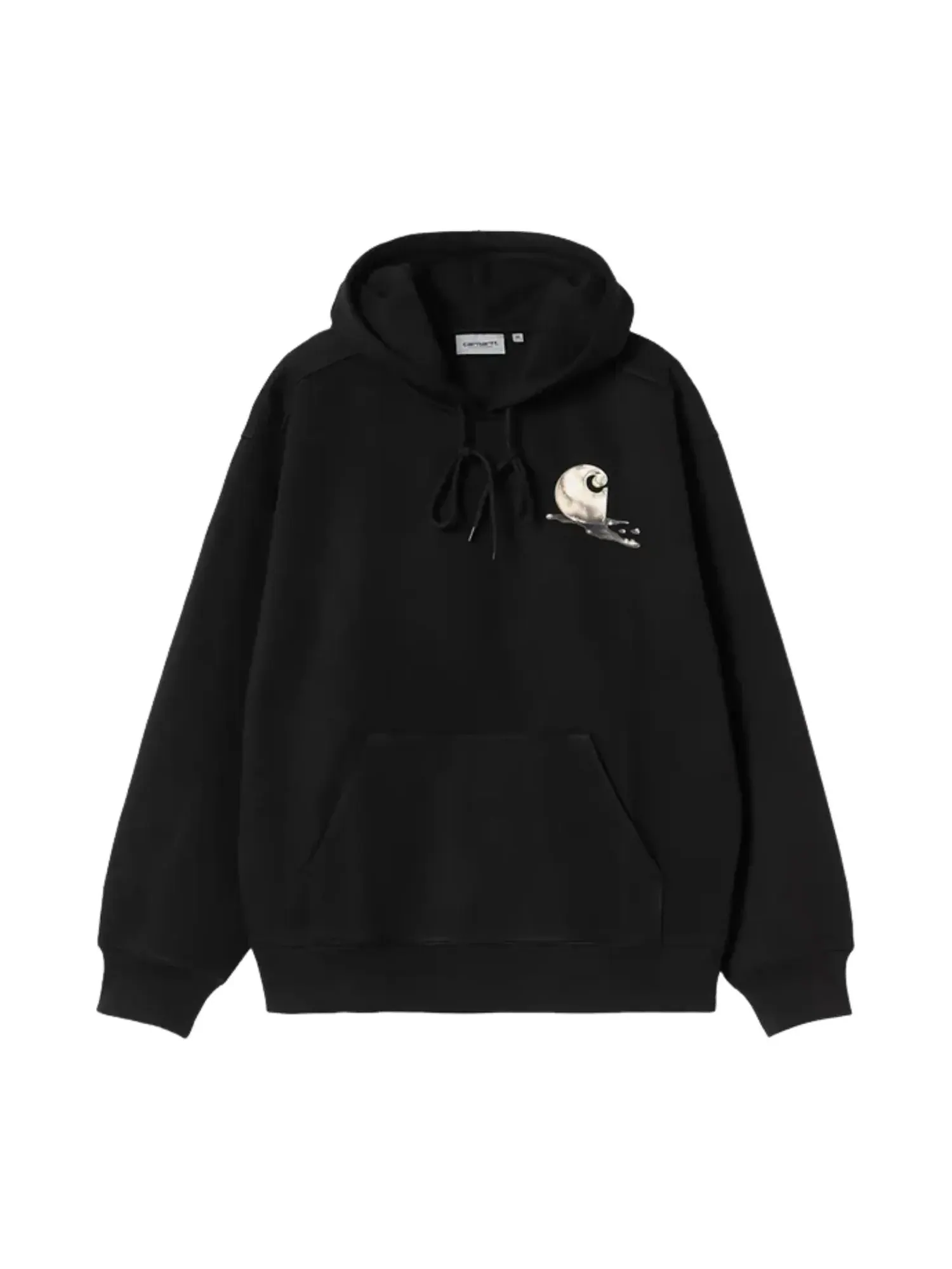 Толстовка Carhartt WIP Jake Garcia Hood Fleece Sweatshirt 'Black' — изображение 2 из 2, черный