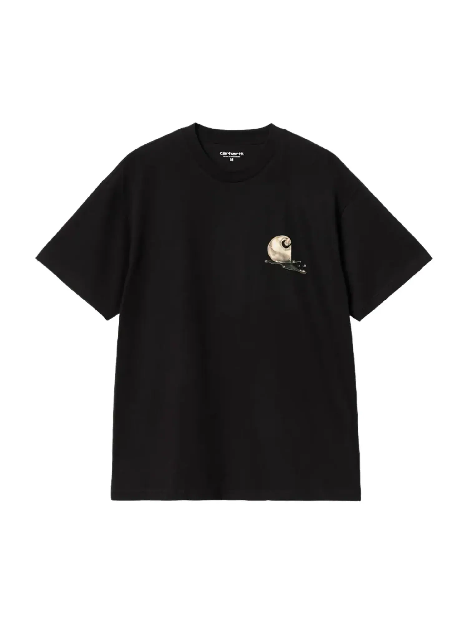 Футболка с коротким рукавом Carhartt WIP Solar Chrome Script — изображение 2 из 2, черный