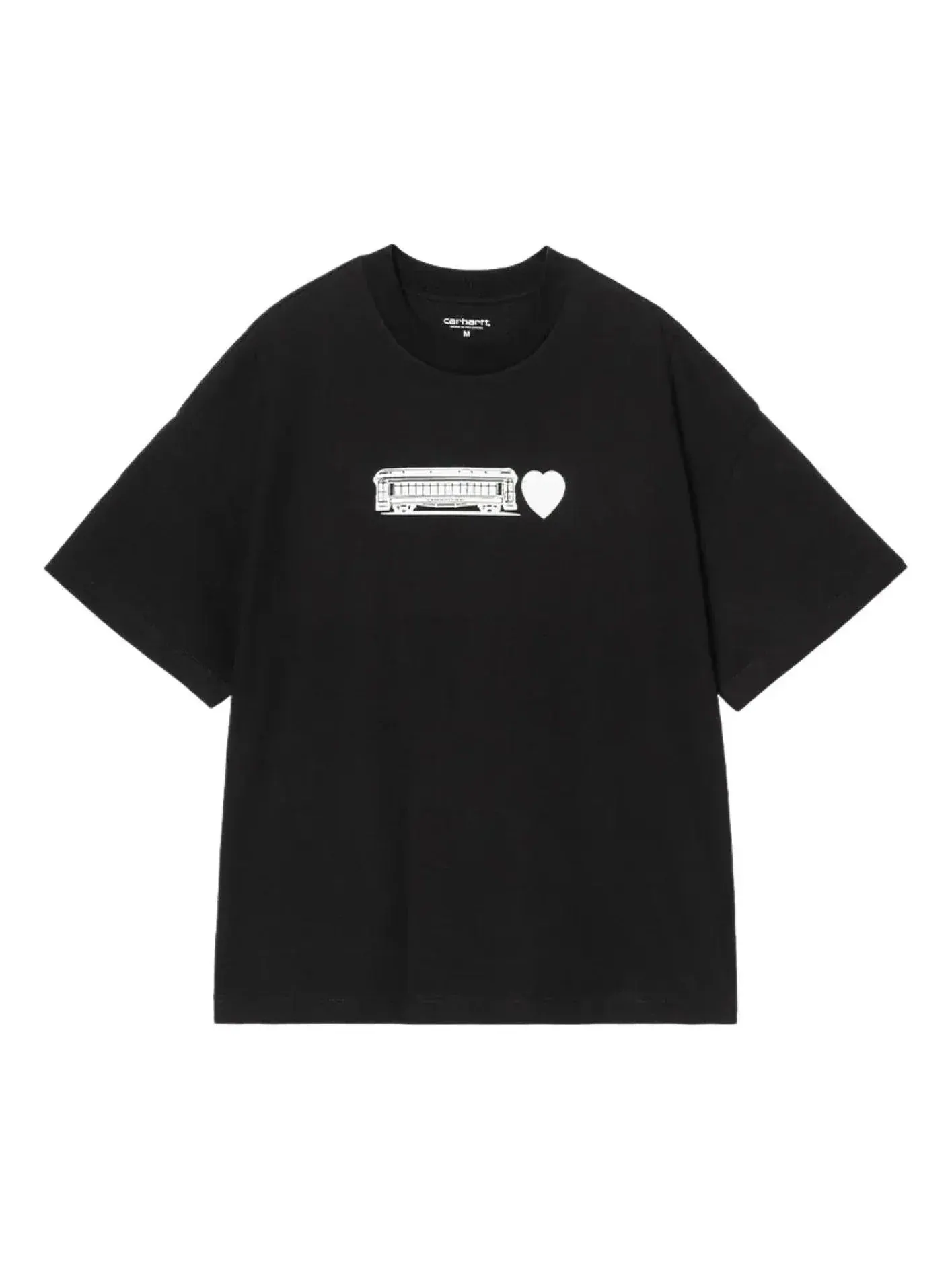 Футболка с коротким рукавом Carhartt WIP Deconstructed Label — изображение 1 из 2, черный