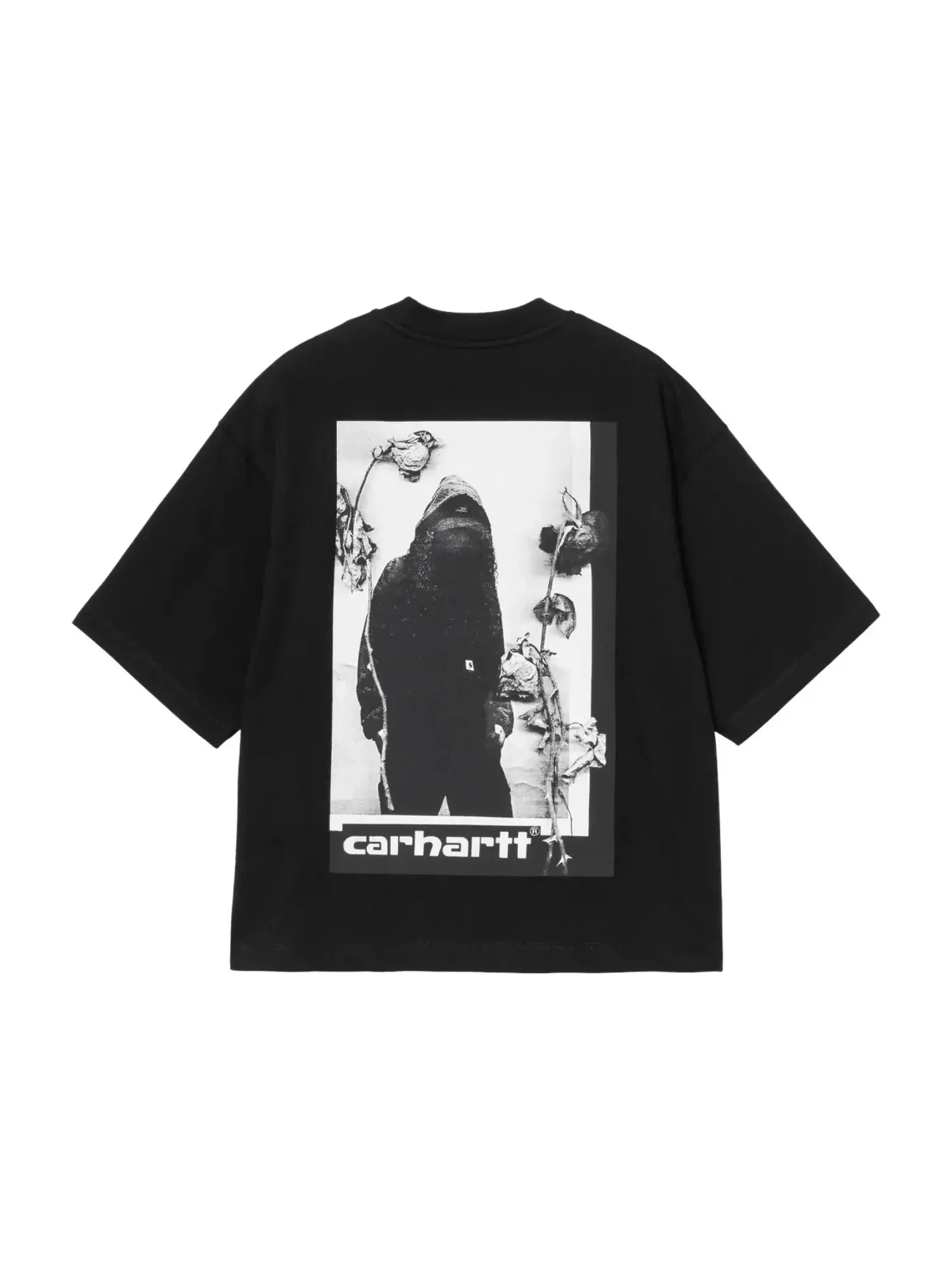(WMNS) Футболка с коротким рукавом Carhartt WIP Archive Script — изображение 2 из 2, черный