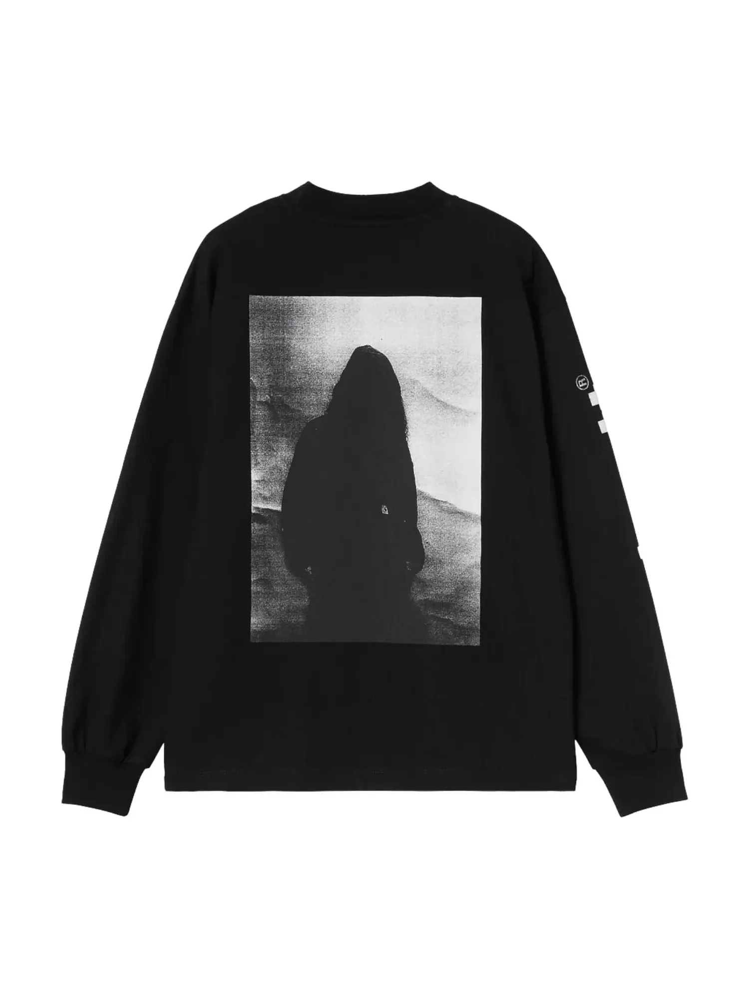 (WMNS) Футболка с длинным рукавом Carhartt WIP Archive Script — изображение 2 из 2, черный