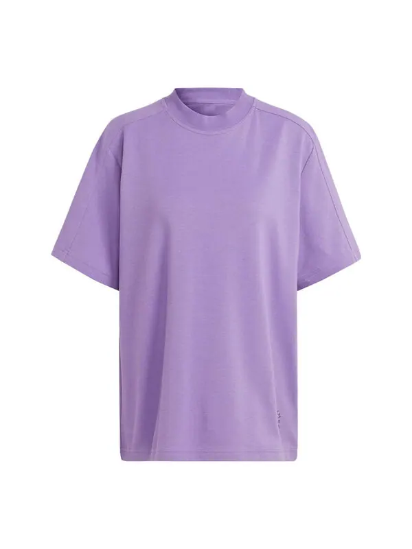 Футболка (WMNS) adidas by Stella McCartney Logo Tee 'Purple' — изображение 1 из 4, фиолетовый