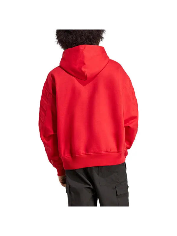 Толстовка adidas Originals San Diego Hoodie 'Red', алый — изображение 4 из 4, красный