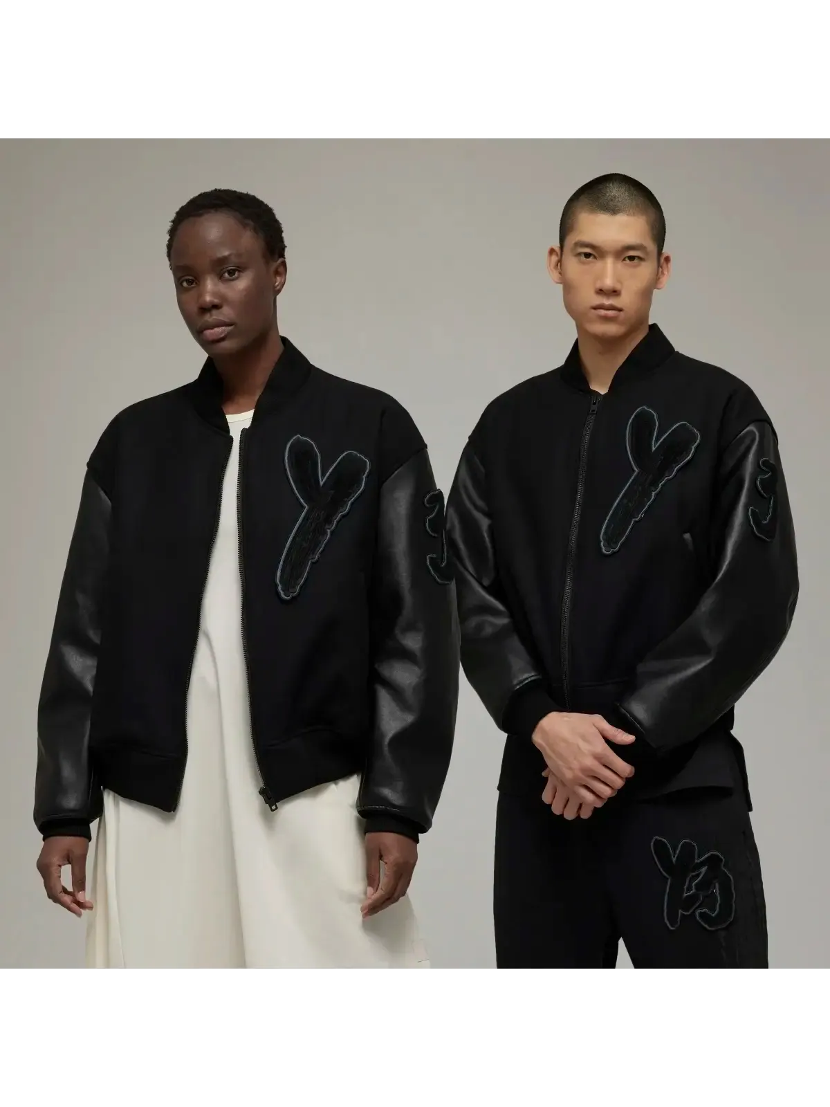 Куртка adidas Y-3 Letterman — изображение 3 из 9, черный