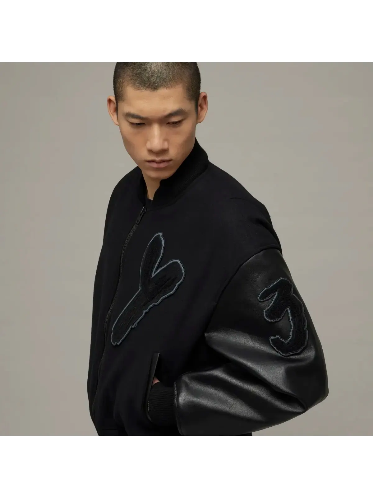 Куртка adidas Y-3 Letterman — изображение 4 из 9, черный