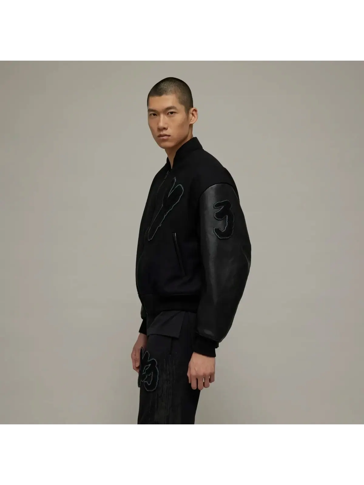 Куртка adidas Y-3 Letterman — изображение 5 из 9, черный