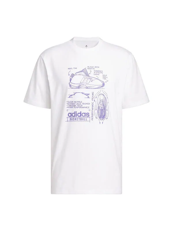 Футболка kobe crazy 1 Adidas — изображение 1 из 4, белый