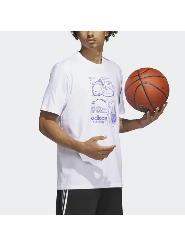Футболка kobe crazy 1 Adidas — изображение 4 из 4, белый
